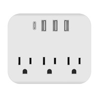 Enchufes de Corriente Estándar de EE. UU. con Puerto USB de 3 Pines y 1 Puerto USB-C, Compatibles con EE. UU., Canadá y México, Venta al por Mayor
