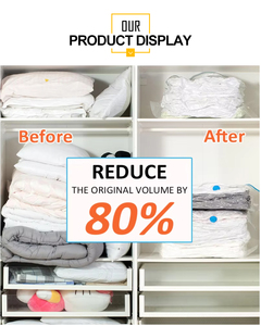 जी-फैक्ट्री अत्यधिक लोकप्रिय पर्यावरण के अनुकूल वैक्यूम स्टोरेज बैग टिकाऊ जलरोधी एंटीबैक्टीरियल एयरटाइट युग्मित लिविंग रूम प्रदान करता है। - Product Image 6