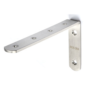 Connecteur d'<span class=keywords><strong>angle</strong></span> en métal galvanisé robuste avec trou pour perlage, support triangulaire de construction - Product Image 4