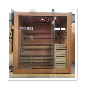 Top bán Canada hemlock gỗ 4 người truyền thống ướt trong nhà tắm hơi với <span class=keywords><strong>Bluetooth</strong></span> - Product Image 4