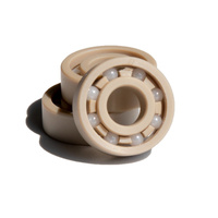 Roulement à billes en acier inoxydable de Construction à grande vitesse 625ZZ joints ouverts Double P5 P4 40mm rouleau de fenêtre coulissante en plastique huile ouverte