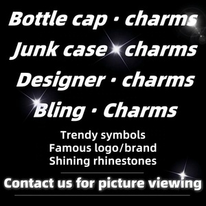 Ciondoli di design per casi spazzatura Charms alla rinfusa custodie spazzatura di lusso Charms per telefono spazzatura custodia alla rinfusa fai da te accessori decorativi artigianali - Product Image 2