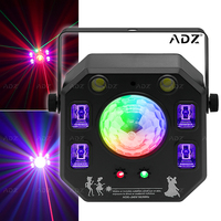 ADZ Mini dj Party lights dmx effet combiné fête scène de mariage utilisé boule disco lumière Portable lumière stroboscopique rotative