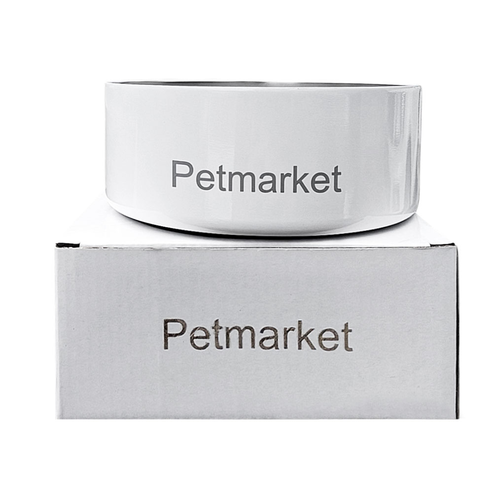 Petmarket контейнер для домашних животных, 40 унций, большая миска для еды из нержавеющей стали для кошек и собак
