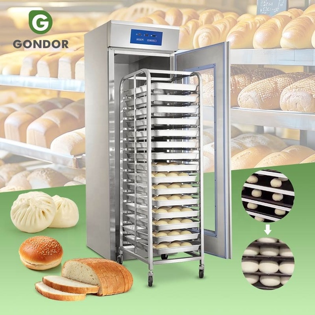 Proofery Powered Bakery Gas Retarder Proofers Refrigeration Dough Croissant Bread Proofing Cabinet Machine