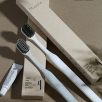 Ensemble d'articles de toilette pour hôtel, boîte en papier kraft biodégradable et recyclable, articles de toilette jetables de luxe pour les clients, resort