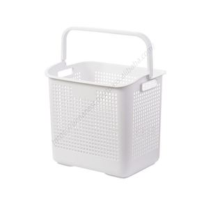 Support mural multifonctionnel en plastique A2768 pour le lavage du linge, étagère amovible pour salle de bain et buanderie, vente en gros - Product Image 5