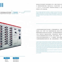 Armoire électrique métallique triphasée AC, appareillage électrique MNS II basse tension, appareillage électrique extractible pour équipement de distribution d'énergie