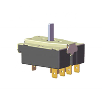 Interrupteur rotatif de climatisation XK-513350-A-NB-F, interrupteur à bande haute puissance, interrupteur de commande rotatif