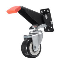 Kit de tables de travail pour machines Roues pivotantes rétractables Heavy Duty 110 LBS Woarkbench Caster