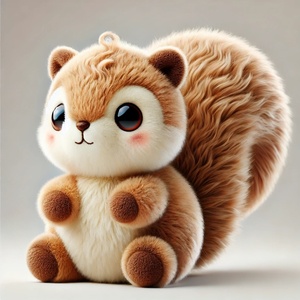 Peluche écureuil personnalisée Peluche douce pour bébé Jouets confortable Peluche écureuil Animal en peluche - Product Image 6
