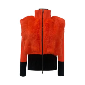 SHEARLING ile örme ceket