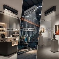 Nouveau design 20W-50W Plafonnier LED moderne en aluminium IP44 à montage en surface pour usage intérieur hôtelier