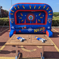 GMY Gonflables Cible gonflable amusante Jeu interactif de sport Jeu gonflable populaire de tir au pistolet de carnaval