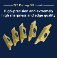 Plaquettes de coupe séparatrices en carbure série LT225.C100T, haute précision, tranchant super affûté, anti-vibration, anti-pliage pour tour CNC