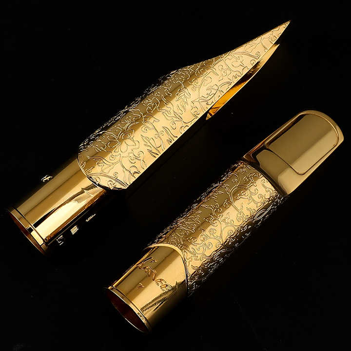 Goldenes Saxophon-Mundstück, Saxophon-Mundstück-Kit, Exquisit für