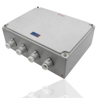 Boîte de jonction antidéflagrante en aluminium moulé ou en acier au carbone IP66 Exd pour l'industrie chimique, pétrolière et gazière