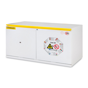 Type90 Carvel 1090x520x720mm insulated undercounter cabinet for flammable liquids, <b>hinged</b> opening - Product Image 1