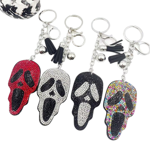 Adorable porte-clés en cristal de diamant, style vintage, charme de sac portable, cadeau original pour Halloween pour enfants MULTI CRAFT - Product Image 1