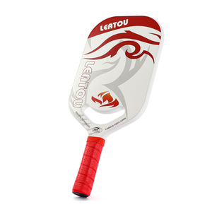 Raquette de pickleball en fibre de carbone Leatou T700 16 mm, équipement d'entraînement antidérapant - Product Image 1