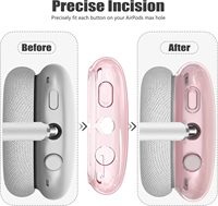 Casing Silikon 3-in-1 Grosir untuk AirPods Max, Pelindung Headphone/Earphone