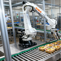 Robot KUKA KR 70 R2100 HO, PLC Core IP65, bras robotique d'installation multi-angle pour l'industrie alimentaire, armoire C4/C5