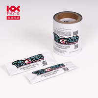 Film plastique imprimé par gravure Film alimentaire Film de feuille d'aluminium d'emballage alimentaire PET/VMPET/PE Sachet bâton sac pour emballage