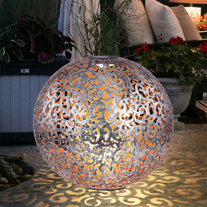 Lámparas <span class=keywords><strong>Solares</strong></span> de Mimbre de Hierro Hechas a Mano, Marca LEADER de Moda para Jardines - Product Image 2