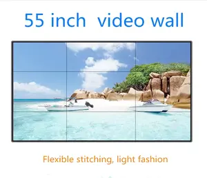 Samsung-pantalla táctil infrarroja LTI550HN11 de 55 pulgadas, 3,9mm, 4K, vídeo de pared, bisel superestrecho