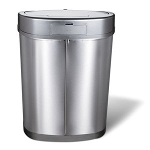 سلة مهملات أوتوماتيكية بالجملة من الفولاذ المقاوم للصدأ، صندوق قمامة ذكي بدون لمس مع مستشعر، سلة نفايات منزلية - Product Image 3