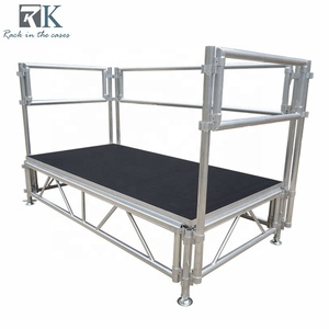 Large Festival Portable Plywood Outdoor Stage Podium Retractable Square Frame Stage Platform For Events - Product Image 1