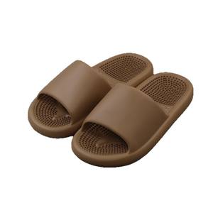 Pantuflas de Marca para Hombre y Mujer, Suela Gruesa Antideslizante con Gránulos de Masaje, para las Cuatro Estaciones, Talla Adulto, 3 cm, Color Caqui, Café, Gris Oscuro - Product Image 3