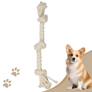 Notre usine de jouets en corde de coton pour animaux de compagnie en gros, y compris ceux pour la durabilité de l'entraînement, le nettoyage des dents et les chiens à mâcher - Product Image 1