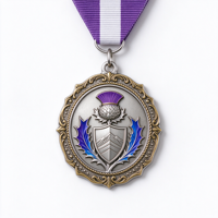 Badges de récompense personnalisés avec ruban coloré pour les médailles gagnées par les États-Unis dans les championnats et les tournois sportifs