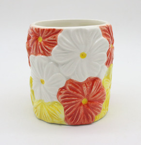 Pot de fleurs en céramique en forme de tulipe, dégradé violet pastel et bleu clair, pour plantes d'intérieur, décoration de <span class=keywords><strong>jardin</strong></span> et ornement de maison - Product Image 3