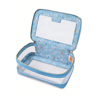 Pochette personnalisée en PVC pour tuiles de mahjong, couleur/taille au choix, logo imprimé, rose métallisé, bleu, violet, sac pour tuiles de mahjong américain avec fermeture éclair