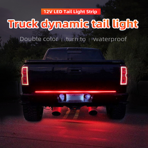 Inversion-barre de porte en arêtes de poisson, 120 CM, couleur unie rouge et jaune, remorque de frein, Ip67, lumière de ramassage inversée, <span class=keywords><strong>clignotant</strong></span>, <span class=keywords><strong>feu</strong></span> arrière Led de camion - Product Image 2