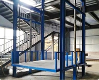 Nouvel élévateur de fret hydraulique fixe à rail en acier 380V haute capacité pour la manutention de matériaux, chaîne de levage pour mines et entrepôts
