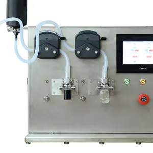 新产品数字控制高精度指甲凝胶灌装机凝胶抛光双通道液体灌装机