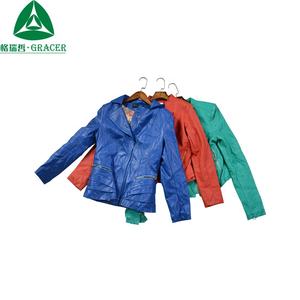 الجملة سترة جلدية الملابس المستعملة ملابس مستعملة - Product Image 5