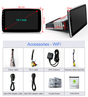 Vente flash Autoradio Android universel 1din 2din Écran tactile rotatif Détachable 9 10 pouces Lecteur stéréo universel pour voiture