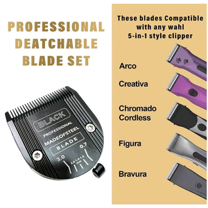 Cuchilla Fina de Cerámica para Recortadora de Mascotas Wahl 5 en 1, con Logotipo Grabado con Láser, Accesorio para Herramientas de Aseo, Compatible con Wahl Bravura Arco - Product Image 1