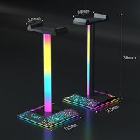 Lumières d'ambiance RGBIC éclairage Led ordinateur jeu matériel USB Charge Touch Control Strip Light Desk