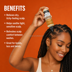 Sérum Apaisant pour Cuir Chevelu Sec et Tendu à l'Hamamélis, Biotine et Miel, Marque Blanche, pour Tresses et Locs - Product Image 5