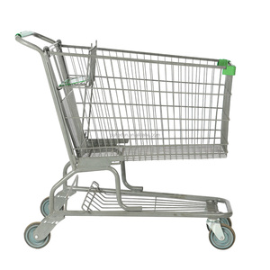 รถเข็นช้อปปิ้ง4ล้อสำหรับซูเปอร์มาร์เก็ตรถเข็นช้อปปิ้ง - Product Image 3