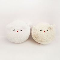 Jouet en peluche polaire pour enfants, nouvelle marque, forme personnalisée, broderie de dessin animé, peluche polaire, joli petit porte-monnaie, pochette à fermeture éclair, pour filles