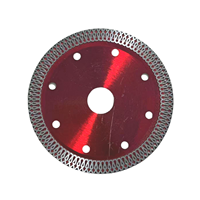 Roue de lame de scie diamantée mince pour meuleuse d'angle, disque de coupe de 115mm pour matériaux en céramique de verre