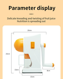 Có thể tháo rời dễ dàng để sử dụng và làm sạch tay máy ép trái cây để bóp khỏe mạnh citrus Orange nước trái cây cao chiết xuất năng suất máy ép trái cây máy - Product Image 6