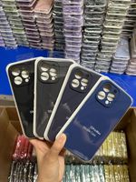Coque de protection antichoc en Silicone souple liquide pour IPhone 16E 15 14 11 12 13 16 17 coque de téléphone Air Pro Max