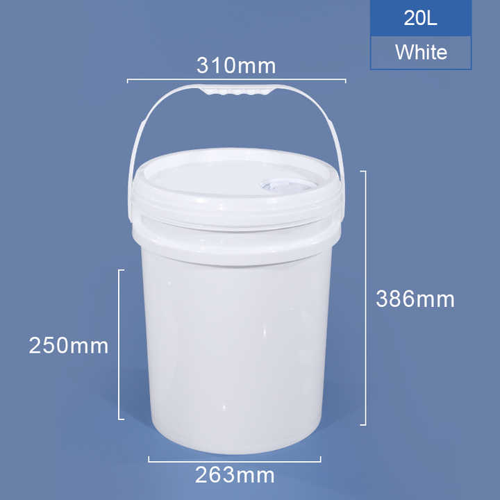 High Quality 18L 20L 5 Gallon Food Grade PP Plastic Buckets